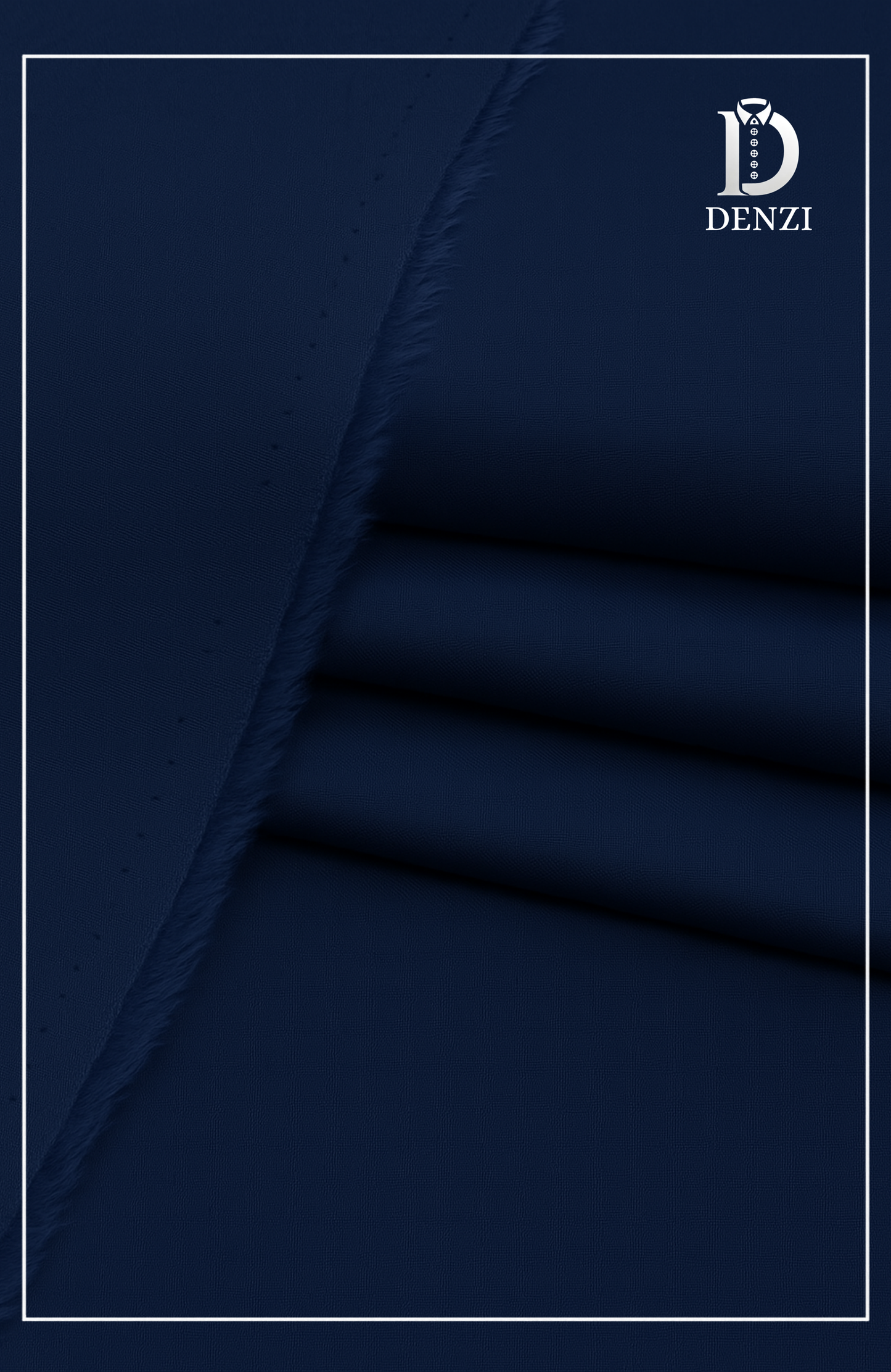Unstitched Cotton Fabric- Navy Blue